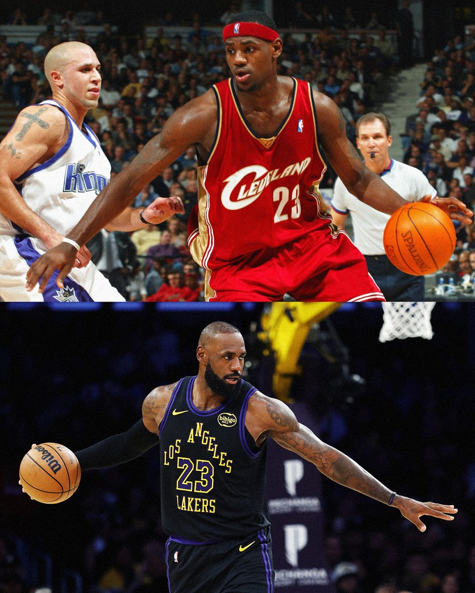 Game 1 of Year 1.
Game 1 of Year 23.

@KingJames: the ONLY player ever to play in 23 NBA seasons 🤯  