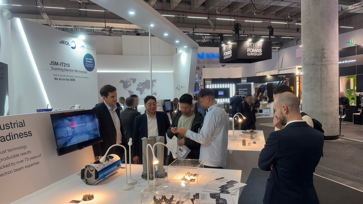 JEOL_Japan's tweet image. The energy from Day 1 is still going strong!
Ready for another exciting day at #Formnext— let’s keep the momentum going!🌄🚀
#ElectronBeam #3DPrinting #MetalAM　#AdditiveManufacturing @JEOLEUROPE