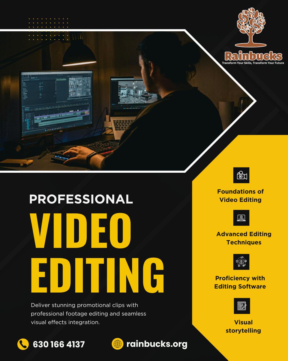 BrainBucks34569's tweet image. Level Up Your Video Editing Skills with Rainbucks!
Master pro editing tools, effects &amp;amp; workflows to create industry-ready content. Start your journey to becoming a top video editor today!
👉 Form: forms.gle/gvGC2v7z7idpKW…
🌐 rainbucks.org

#VideoEditing #RainbucksIndia
