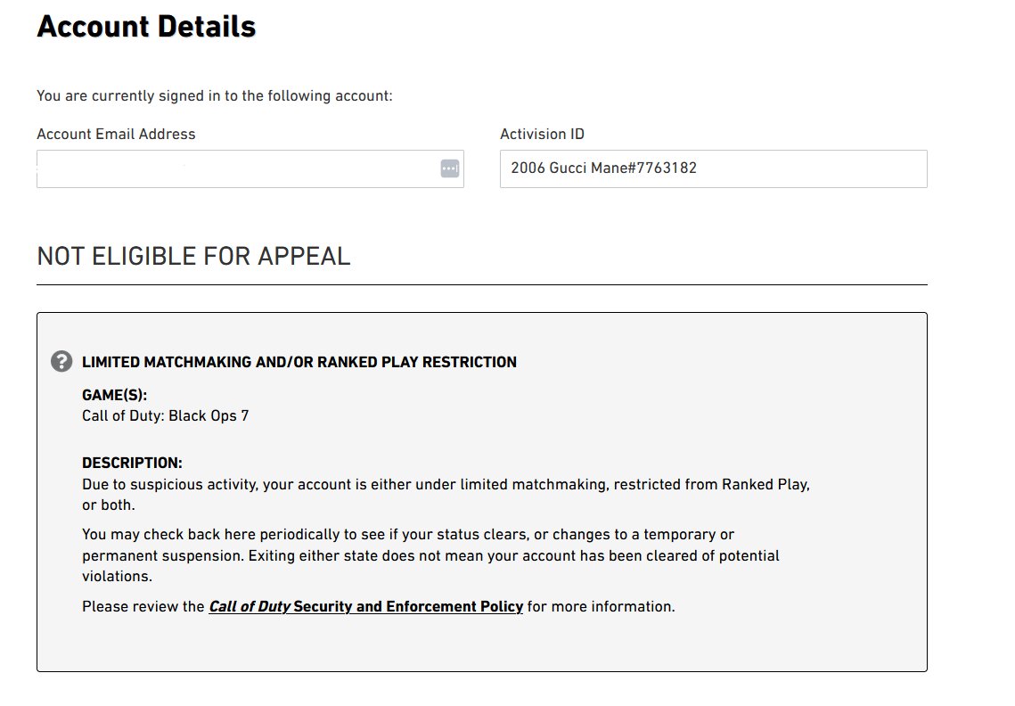 should've taken my own advice. got shadowbanned within 9 hours of gametime :-)