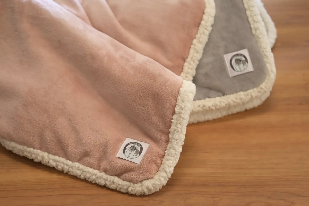 あのゴリラシリーズから8層構造のブランケット