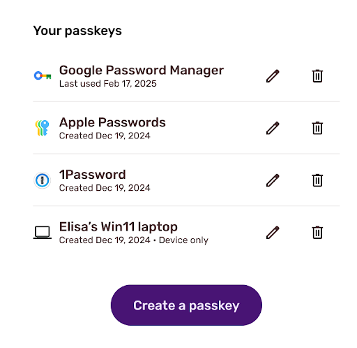 ChromiumDev's tweet image. Passwords are out. Passkeys are in. But are you managing them correctly? 🤔 A user&apos;s trust can be lost with a confusing management system. We&apos;ve outlined the must-haves for an intuitive, secure, &amp;amp; robust passkey management experience → goo.gle/4qN6Md3

#PasskeysWeek