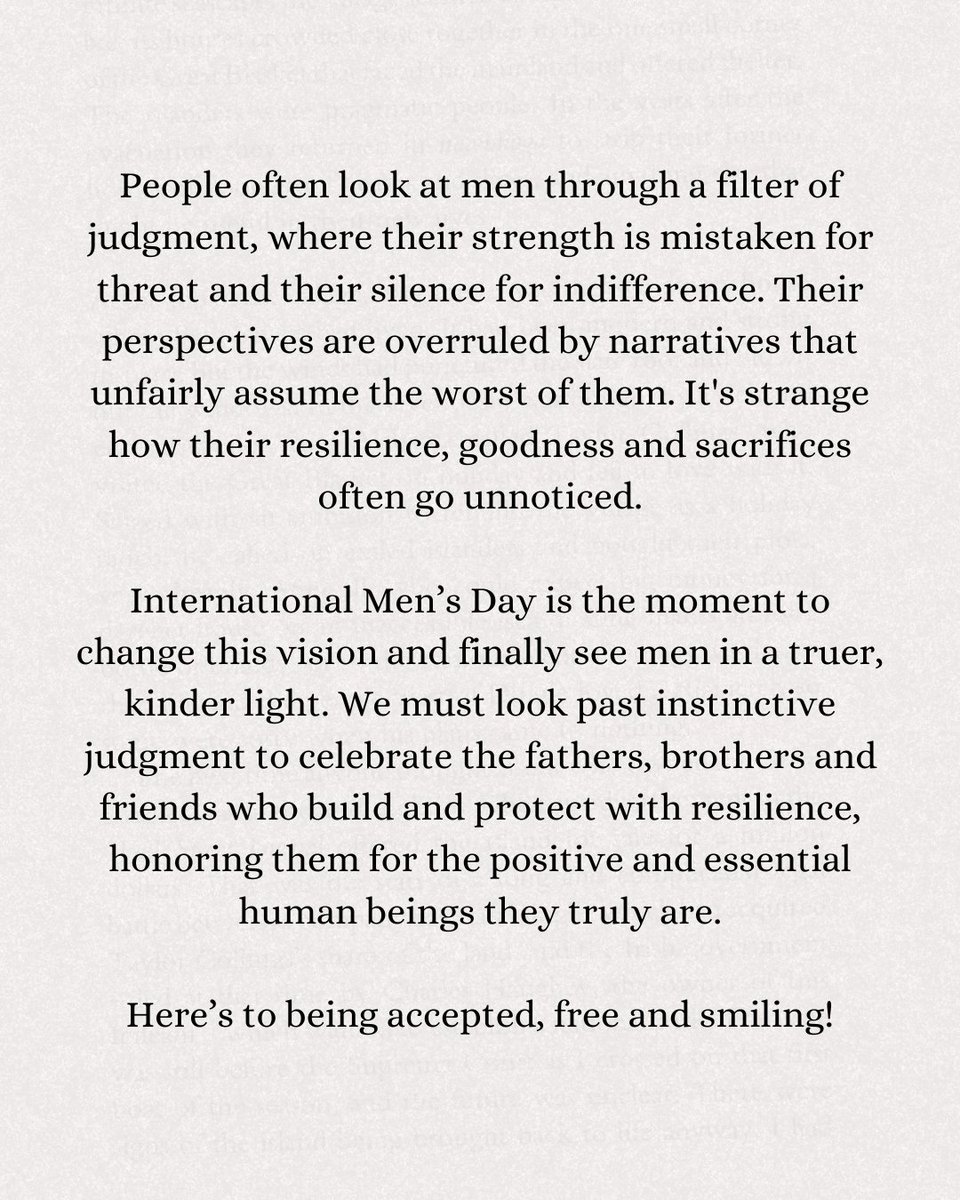 For the ones who carry more than they say...
Happy International Men's Day♥️🧿

#SandiipSikcand #Mensday #InternationalMensDay