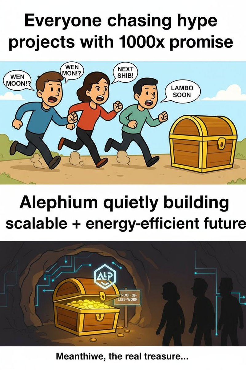 LIODEECRYPTO's tweet image. Let&apos;s talk about the real deal in the space full of noise!
$ALPH is showing the results of real innovation: scalable design, efficient energy use, and growing adoption.

@alephium isn’t chasing trends; it’s leading a silent shift in blockchain power.

#Alephium #ALPH #Blockchain
