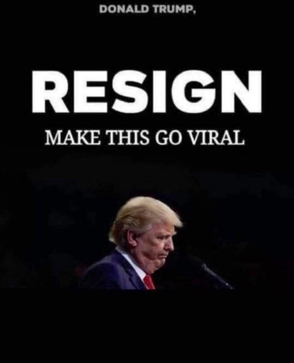 Heccles94's tweet image. Trump should resign. 

RT if you agree.