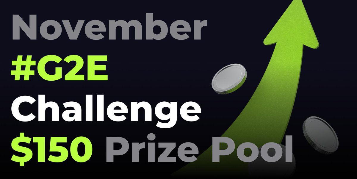 [Event] November #G2E Challenge | $150 Prize Pool!

Join one of the two missions below 👇
1️⃣ #Guess2Earn Challenge
Play G2E in the Coinlive app, take a screenshot, and post it on X with
<a href="/xraders_xyz/">XRADERS</a> #XRADERS #G2E #Guess2Earn

2️⃣ Market Insight Challenge
Share your thoughts on