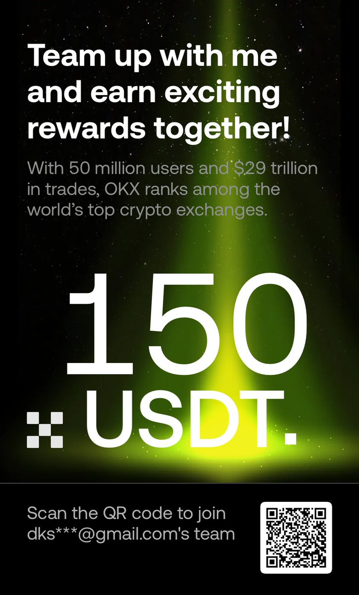 chop_trader's tweet image. Let’s earn together! Help me get 150 USDT and claim your rewards when you sign up with OKX. okx.com/join/42076777?…