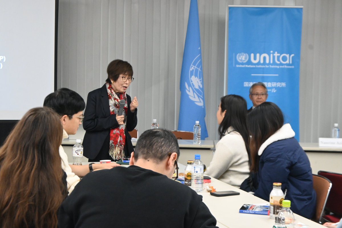UNITARHiroshima's tweet image. 🌐✨We’ve reached the halfway mark of the Primary Course of the Program for Global Human Resource Development for Peacebuilding and Development!
After an inspiring week in Tokyo, the 24 Program Associates reconvened in Hiroshima to complete project development group exercises 🤝