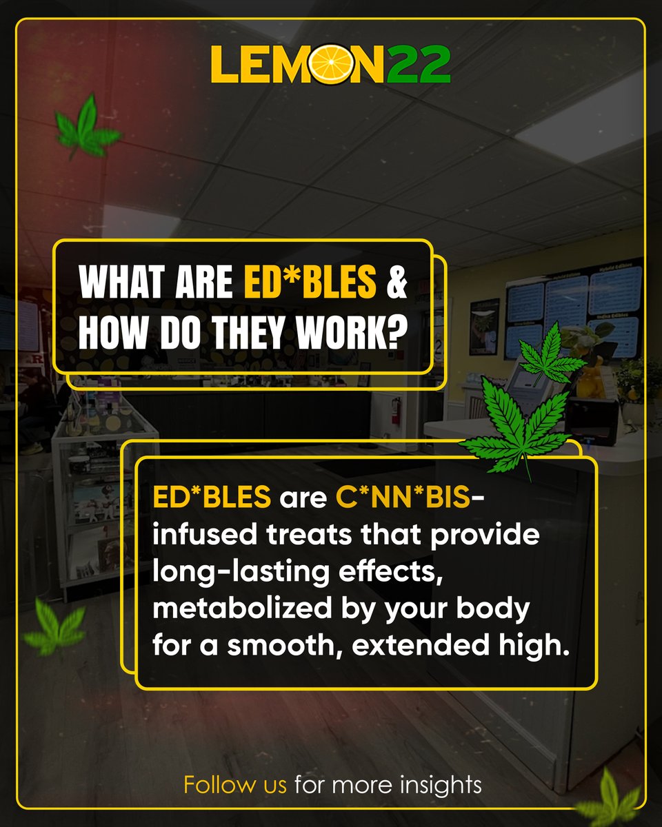 lemon22nj's tweet image. 🤔 Thinking about trying an ed*ble? Here’s what happens in your body when you do!😊

#Cannabis101 #EdiblesExplained #CannabisEducation #EdibleExperience #CannabisCommunity #dispensarynj #CannabisEducation #CannabisWellness