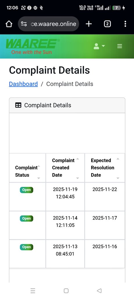 Prakhar_bly's tweet photo. Services of waaree are very delayed I've ordered a kit on 22 October 2025 but it is not delivered to me yet. I've raised to much complaint but no resolution provided yet. @WaareeEnergies @waareegroup @WaareeEss @waaree_rtl https://t.co/lknKqfNtil