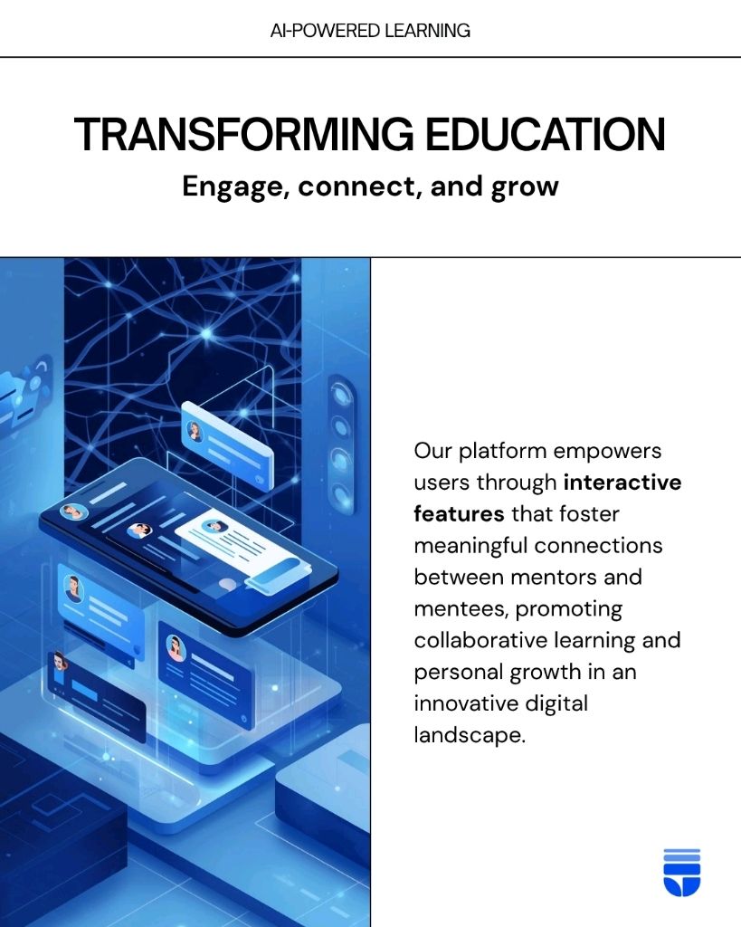 joinuvivio's tweet image. 🚀 Inside Uvivio: AI is transforming learning &amp;amp; mentorship!

Personalized learning, expert guidance, and mentor connections—all powered by AI. Are you maximizing your growth potential?

Join today 👉 uvivio.com

#Uvivio 
#AIinLearning 
#Mentorship 
#CareerGrowth