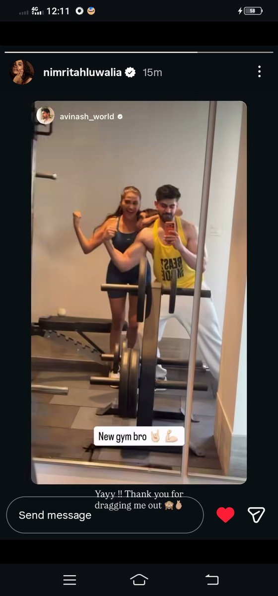 NKAOfficialFC's tweet image. New gym bro 💪

#NimritKaurAhluwalia
#AvinashMishra