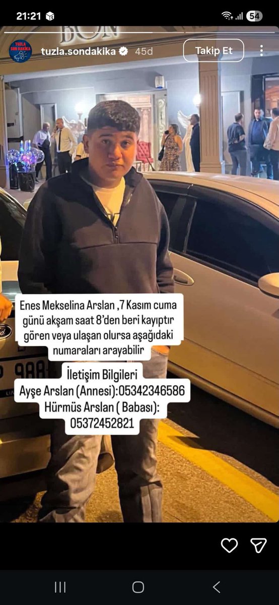 Sizler de paylaşım desteği verin, kardeşimizin bir an önce bulunmasına hep birlikte katkı sunalım.