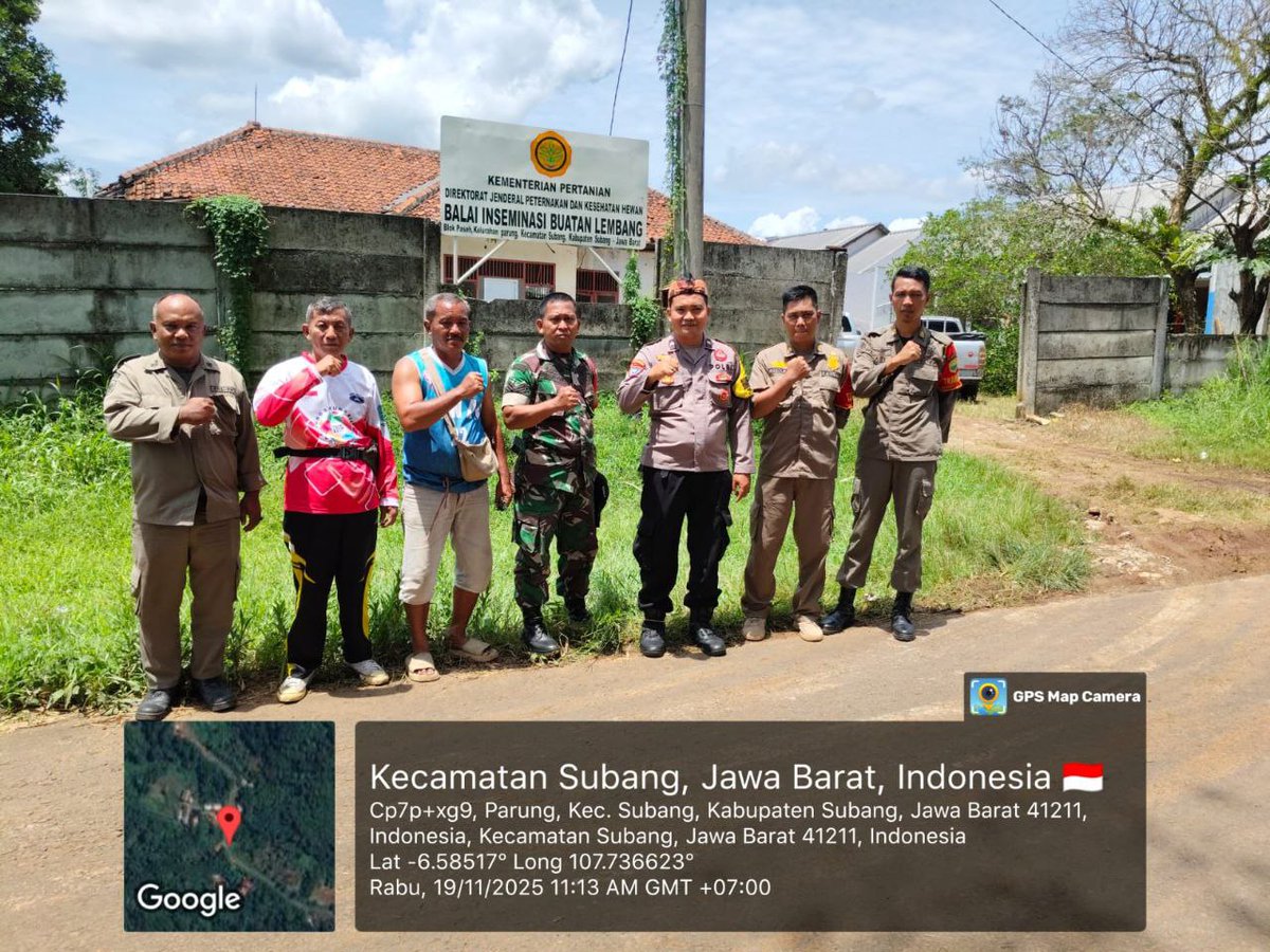 HumaspolsekSBG's tweet image. Bhabinkamtibmas Kelurahan Dangdeur sinergi bersama instansi terkait melaksanakan Pengamanan dan Patroli, sambang kamtibmas di lokasi aset BIB lembang yg ada di blok paseh - bunder wilkum Polsek Subang Polres Subang
#polseksubang
#polressubang
#polda jabar
#polriuntukmasyarakat.