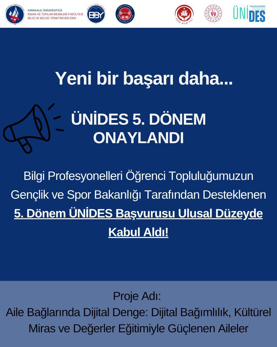 kku_bby's tweet photo. ÜNİDES 3. Dönem Sonuçları Açıklandı!                                                                                                                                                             Bilgi Profesyonelleri Topluluğumuz bir kez daha önemli bir başarı elde etti! https://t.co/NW8bWleqNw
