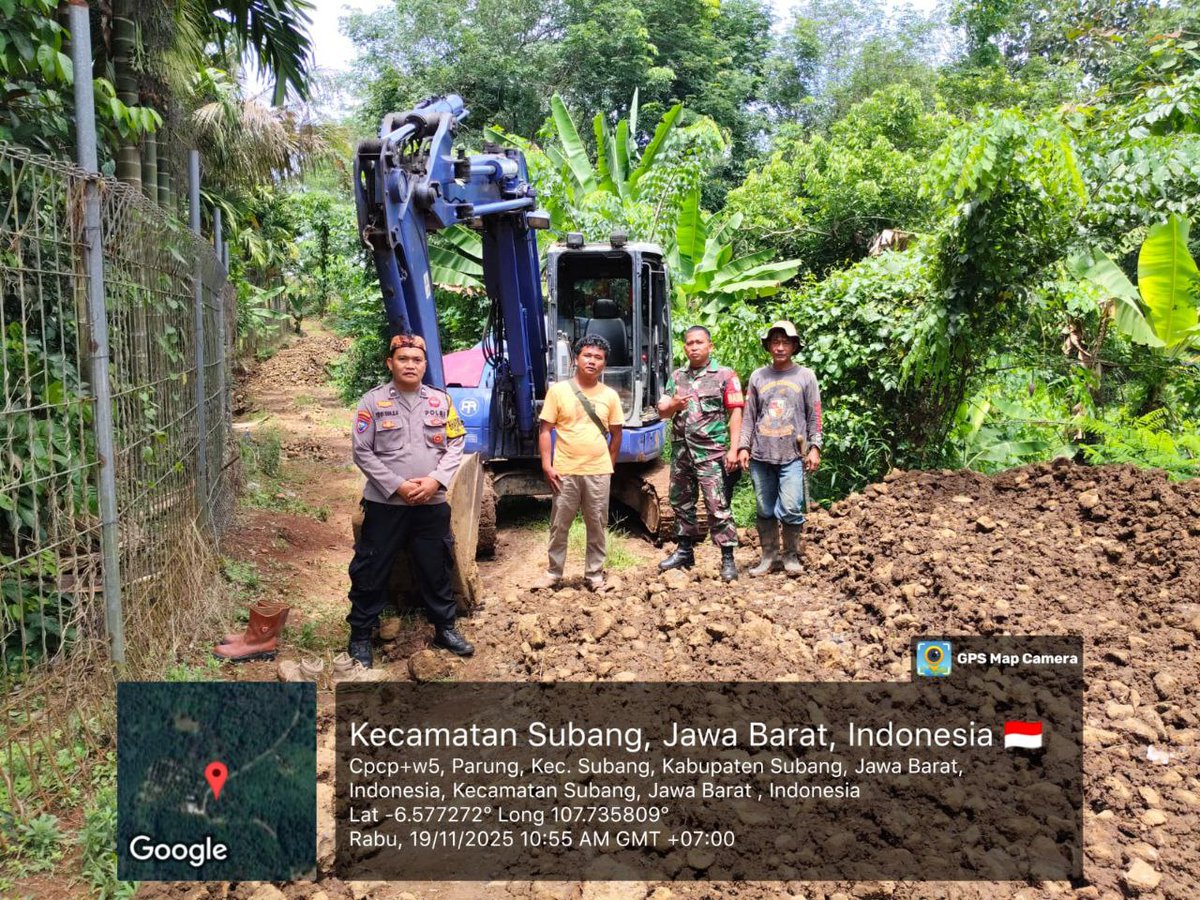 HumaspolsekSBG's tweet image. Bhabinkamtibmas Kelurahan Dangdeur sinergi bersama instansi terkait melaksanakan Pengamanan dan Patroli, sambang kamtibmas di lokasi aset BIB lembang yg ada di blok paseh - bunder wilkum Polsek Subang Polres Subang
#polseksubang
#polressubang
#polda jabar
#polriuntukmasyarakat.