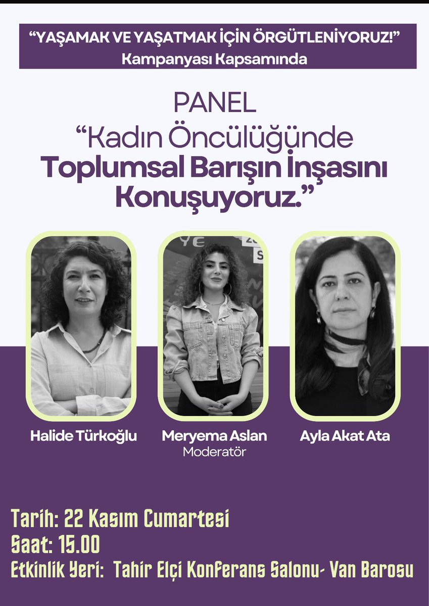 Van Kadın Platformu tweet media