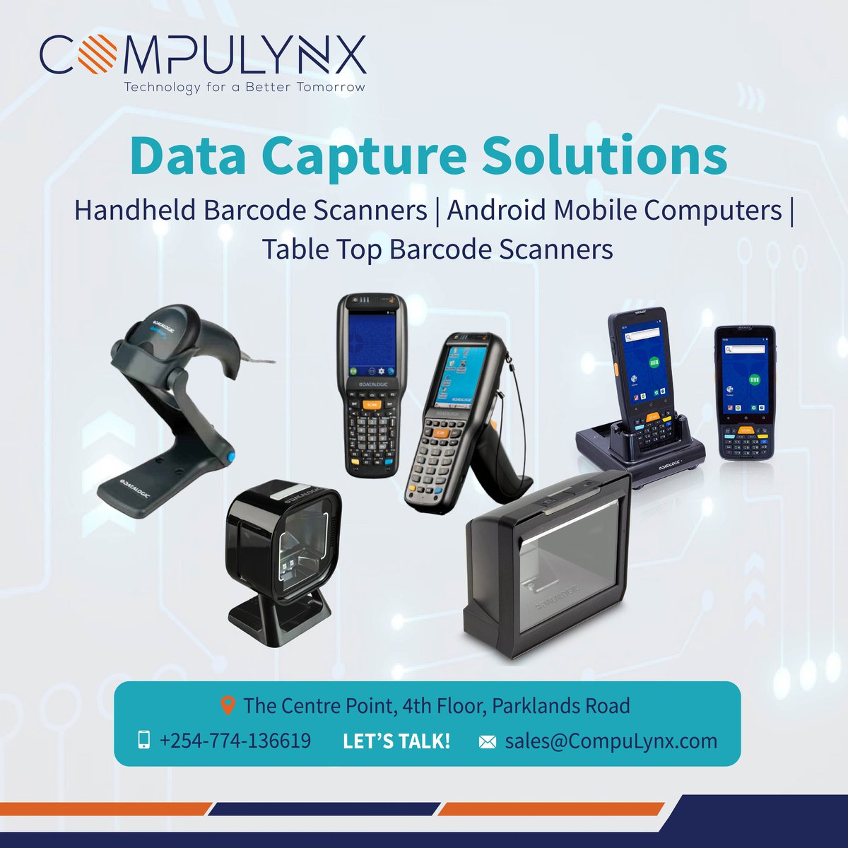 CompulynxLtd's tweet image. Discover an extensive range of #Datalogic Handheld Mobile Computers &amp;amp; Desktop Scanners by CompuLynx, available at unbeatable prices across East Africa. Secure your order today!
#Manufacturing, #TransportandLogistics, #Retail, #Warehouses #MobileComputers
#barcodes