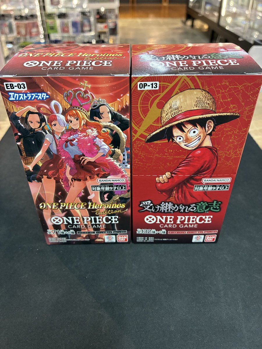 トレカ入荷情報】 #ワンピースカード 『受け継がれる意志』 『Heroines