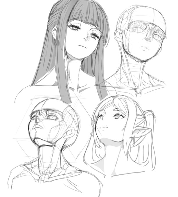 今日はモルフォ見ながら描いた

ちょいアオリ角度が描けるようになれば漫画の表現の幅が広がる気がする
すげえムズイけど 