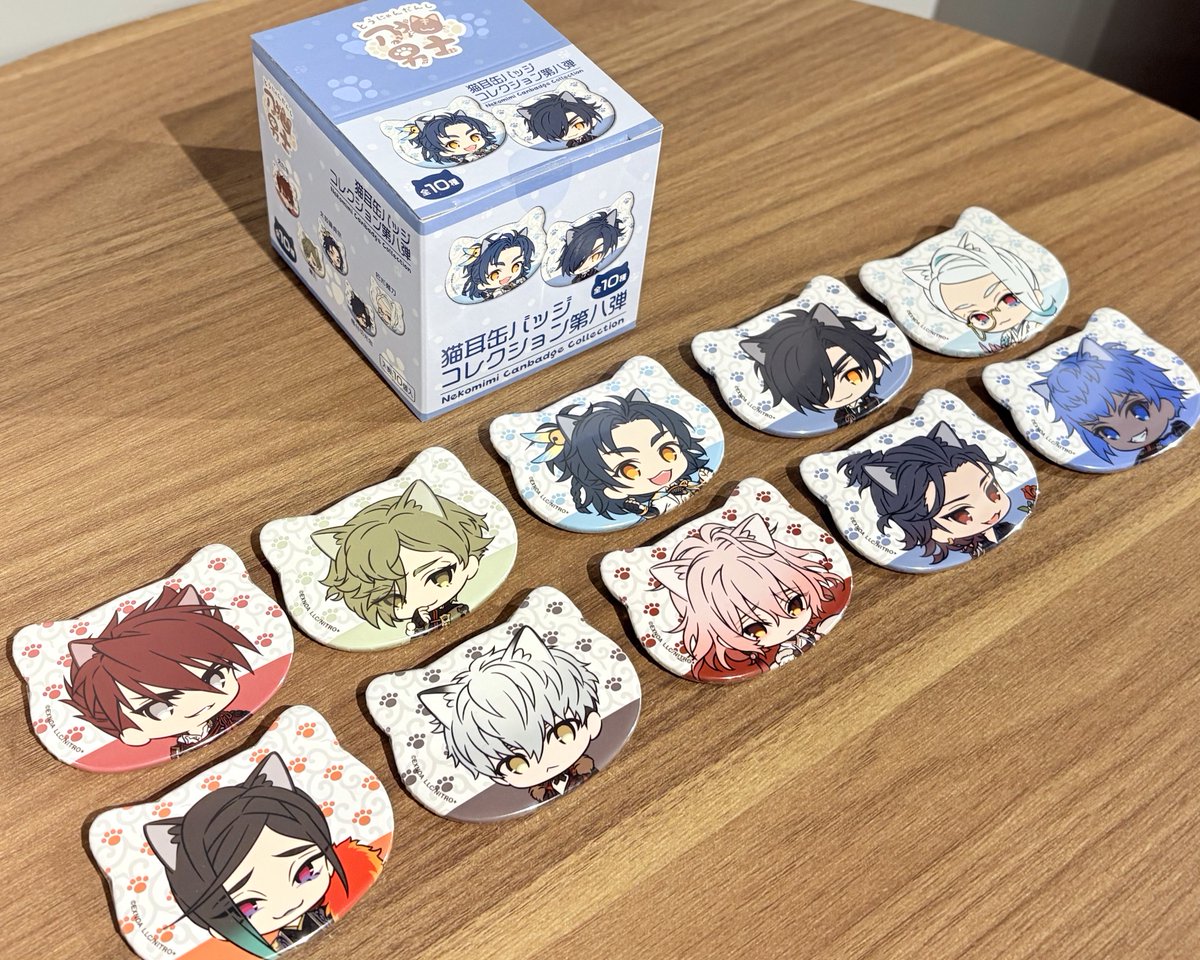 刀剣乱舞 刀猫男士』ポップアップストア 🐾猫耳缶バッジコレクション