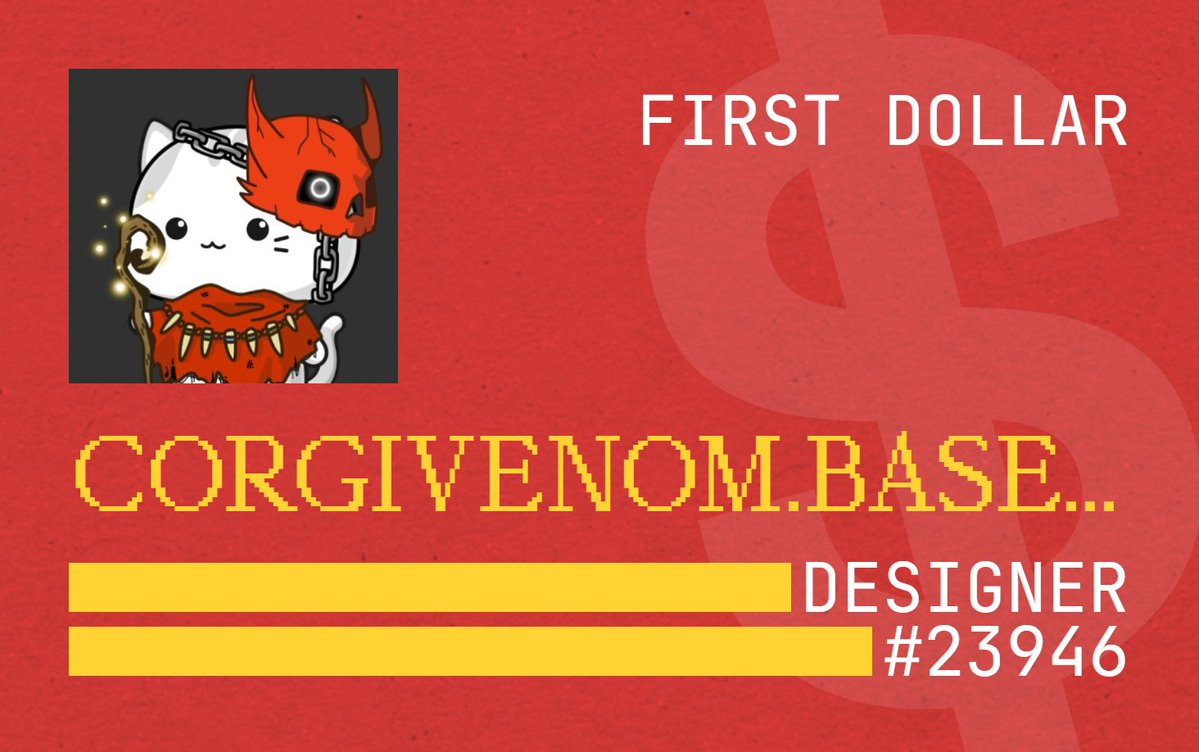 CorgiVenom's tweet image. I will help you @earnfirstdollar on @base

Want in?

firstdollar.money/?r=j56EMH