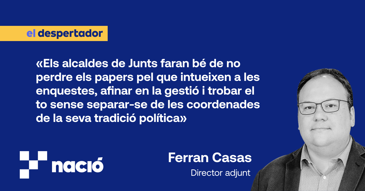 🗣️ «No és quantificable quant ha pesat Aliança en la maniobra de distanciament de Junts amb Sánchez, però segur que ho ha fet en el gir a la dreta i en l'enduriment de posicions d'alguns alcaldes»

✍️ «Pànic demoscòpic per Sílvia Orriols», per <a href="/Ferrancm/">Ferran Casas</a> naciodigital.cat/el-despertador…