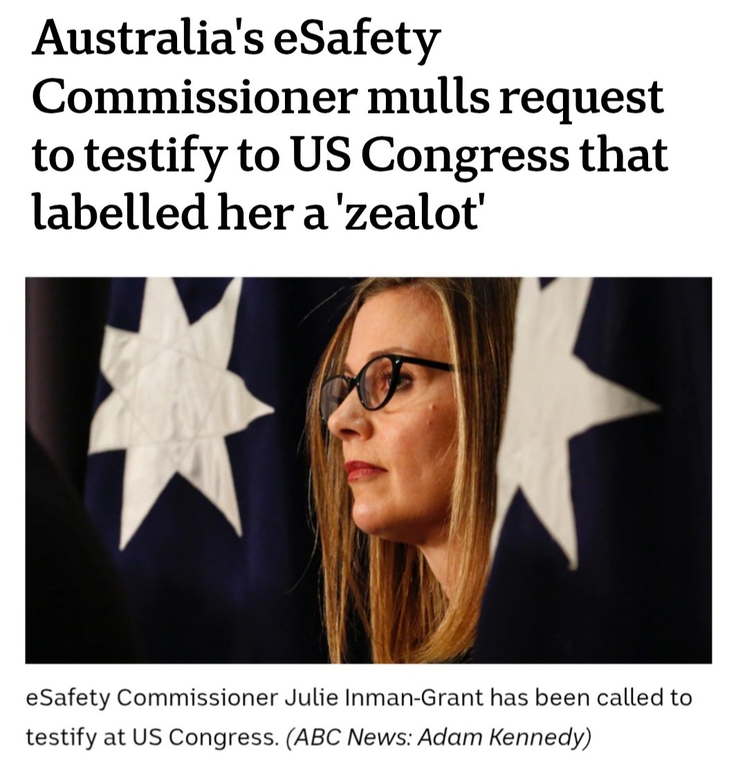 TopherField's tweet image. Called it! The Trump administration has had enough.

Life is going to get real tough real quick for the petty tyrant at the @eSafetyOffice

She&apos;s already under pressure, but once the U16 ban comes in on Dec 10th things are going to get completely out of control as it descends…