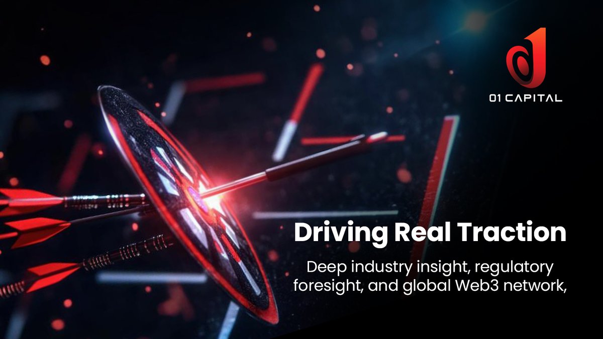 01CAPITAL01's tweet image. From MVP to market leader, your project needs more than hype. With 01 Capital’s deep industry insight, regulatory foresight, and global Web3 network, you gain the kind of guidance that drives real traction.

#01Capital #Web3Advisory #RWA