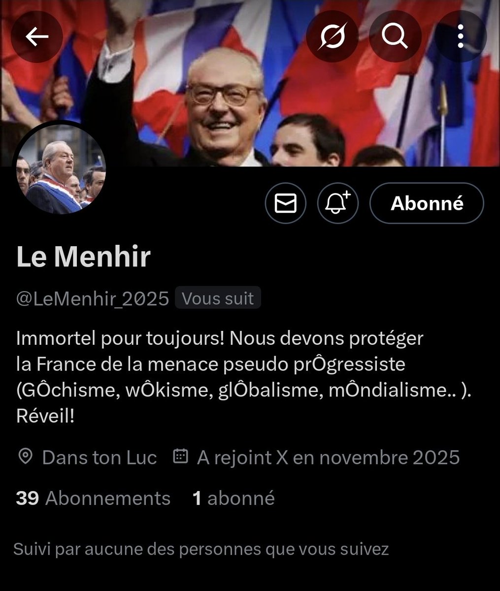 🇨🇵#InfoPatriotes/#JambonBeurre🇨🇵
Merci à ma TL d'aider au retour sur sur X de <a href="/LeMenhir_2025/">Le Menhir</a> 🙏
Merci aussi de respecter entre nous la réciprocité du FollowBack ! 🤗🇨🇵💪🌿
Tous ensemble, nous serons toujours plus fort 🙏
<a href="/GaucheMafia/">LaGaucheMafia 🌿Ⓡ🎗Ⓩ🌿 <a href="/TeamPatriotes/">👉@GaucheMafia 🌿®🎗️🌿@TeamPatriotes</a>🇨🇵</a> is @TeamPatriotes