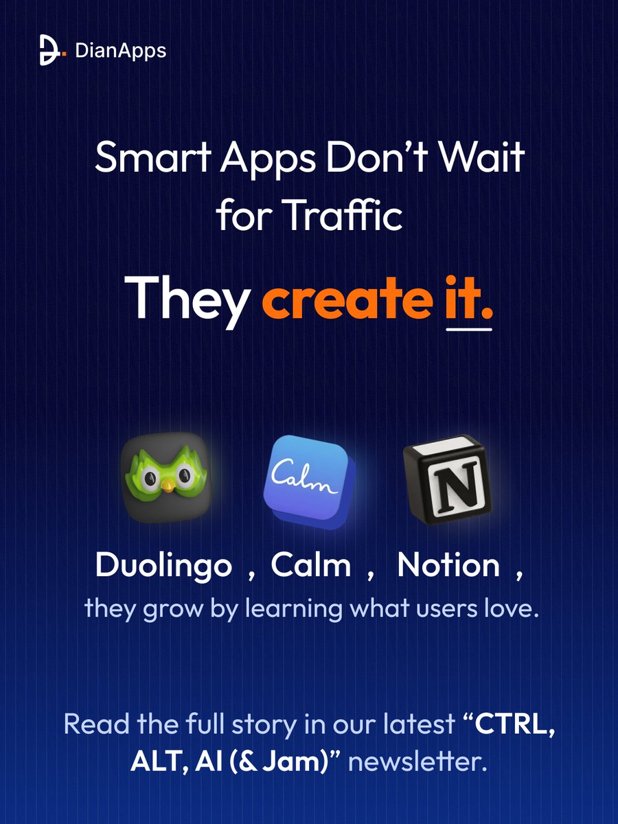 DianApps_Tech's tweet image. Launching an app is easy.
Growing one? That’s where most teams hit reality. 

This post breaks down the difference between “published” and “performing” and why the real work starts after your app goes live.

#Appgrowthstrategy #techinsights