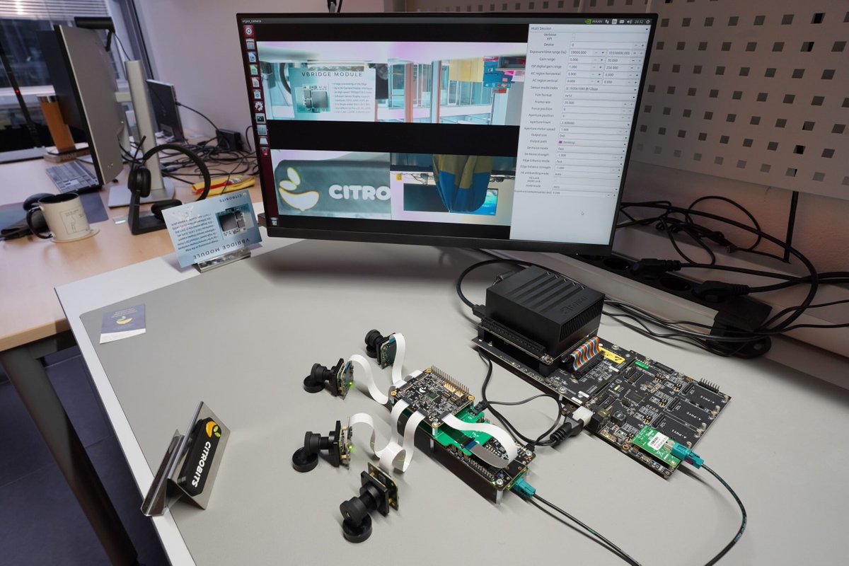 CitrobitsGmbh's tweet image. Citrobits Multi-Sensor CSI-2 Virtual Channel Aggregation Demo enables multiple image sensors to stream through a single MIPI CSI-2 interface. A powerful approach for compact, high-bandwidth vision systems bit.ly/3LPIZJp #VisionSystems #MIPI #CSI2 #EmbeddedVision #FPGA