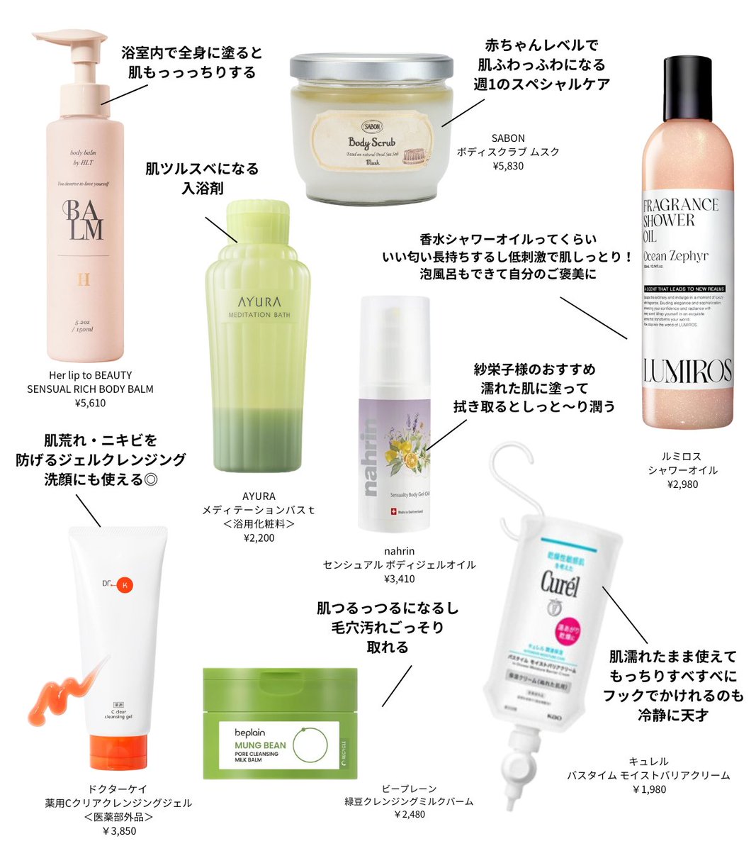 yuden_hoshi's tweet image. こじはる・紗栄子様が”お風呂の中”でスキンケアしてるの見て真似したら、ふわっふわモッチモチ肌になって感動感動🥹浴室でケアするだけでこんな変わるんだ、、、色々使って辿り着いた最強デッキ↓