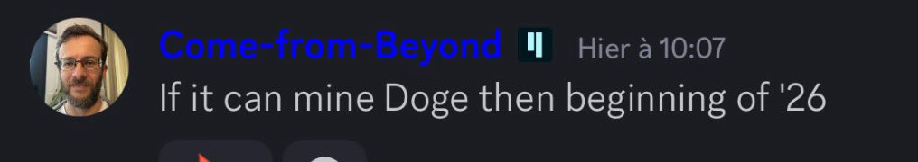 $QUBIC We Are going to mine DoGe Early 2026 - by That time all 400K BTC will be dumped and Elon will wake up to AGI … good night guys see you in Q1 26