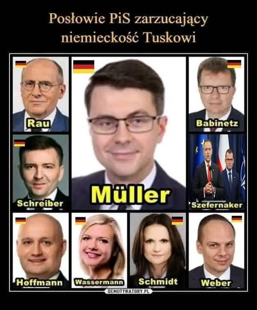 Gardzę germanofobami. Szczególnie prawackimi.

Do tego jeszcze Mentzenem, Braunem, Mikkem, Fritzem, Sommerem itp.

Je*ał was pies kacapy wraz z waszymi zwolennikami.