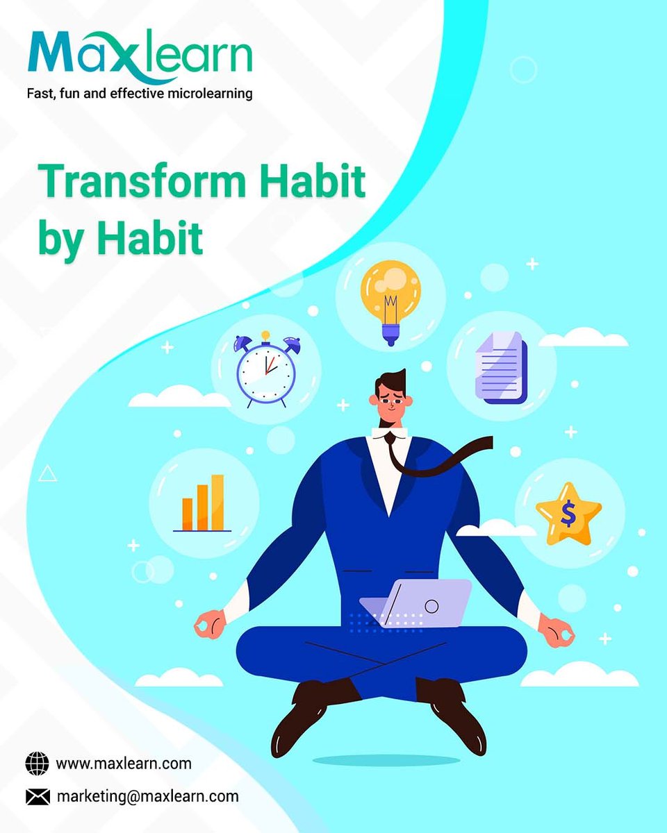 maxlearn_global's tweet image. Habit by Habit Transformation
MaxLearn’s structured nudges and lessons help employees form lasting positive behaviors step by step. To know more... maxlearn.com/request-a-demo/

#AITraining #employeeengagement #SpacedRepetitionROI #adaptivelearning #ScenarioBasedLearning
