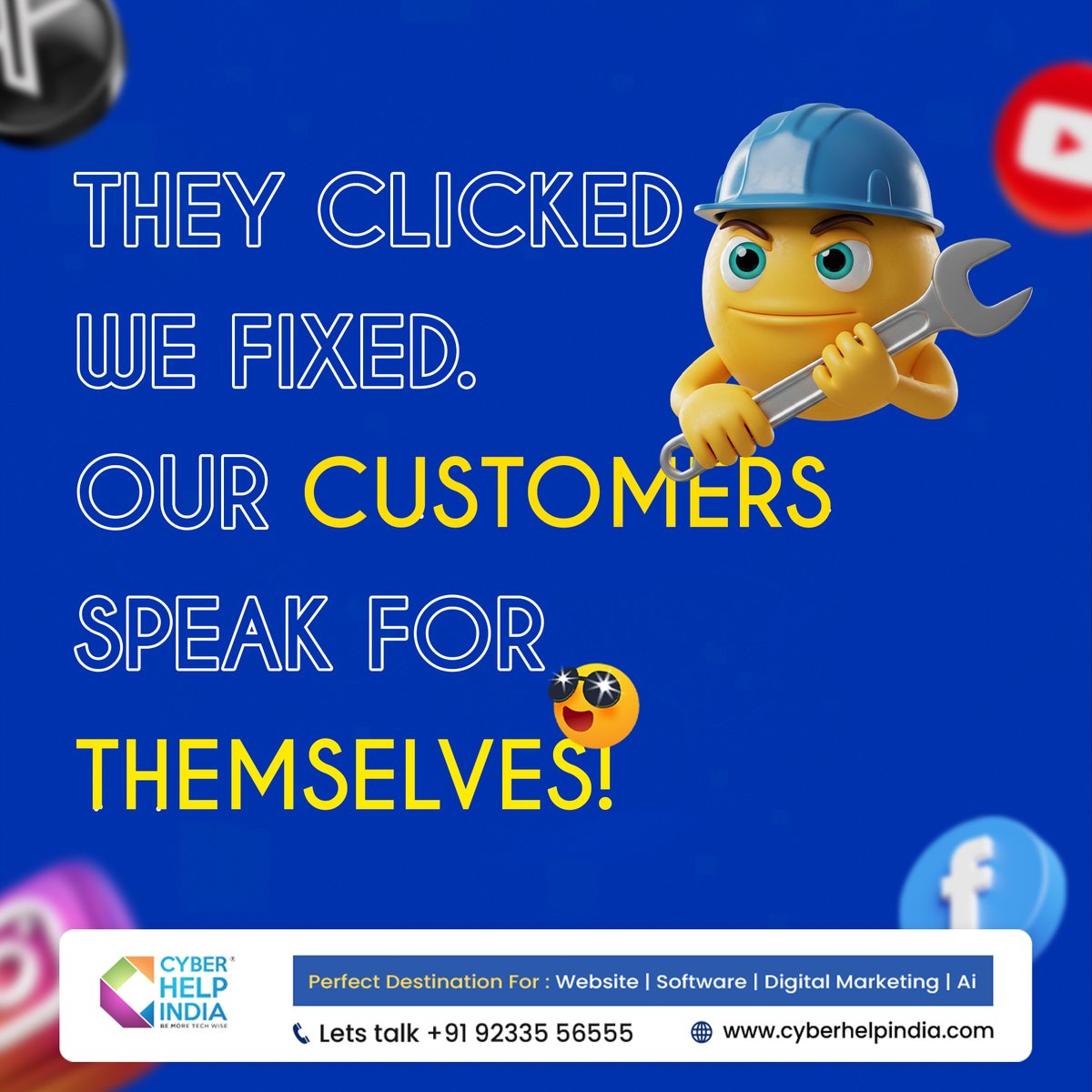 CyberHelpIndia's tweet image. We love hearing from our community!
Check out why people rely on Cyber Help India for their digital needs.

Let&apos;s Talk 9233556555
cyberhelpindia.com
​
#CyberCommunity #CustomerLove #CyberHelpIndia #TechSupport #ReviewSpotlight