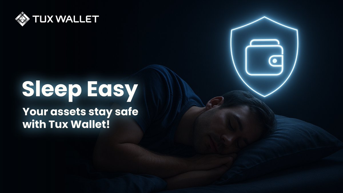 tux_wallet's tweet image. Ever lost sleep thinking about exchange hacks?
Sleep easy. Your assets stay safe with Tux Wallet.🔒

#SafetyFirst #Bitcoin #Crypto