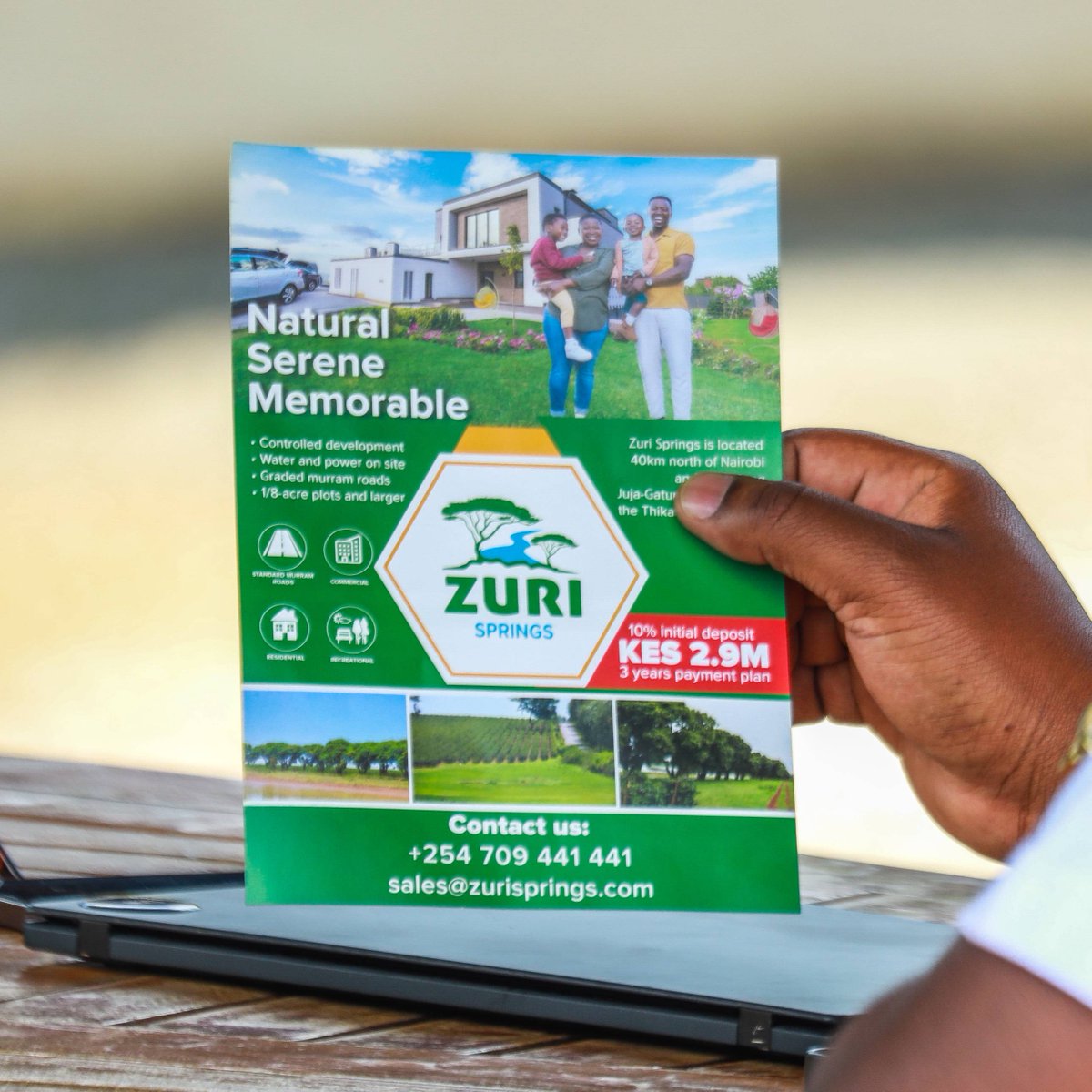 It starts with a brochure, then a visit, and suddenly you’re standing on the Zuri Springs grounds, realizing this isn’t just another development; it’s a location with real potential.

You start picturing the kind of home you could build here, the lifestyle your family could