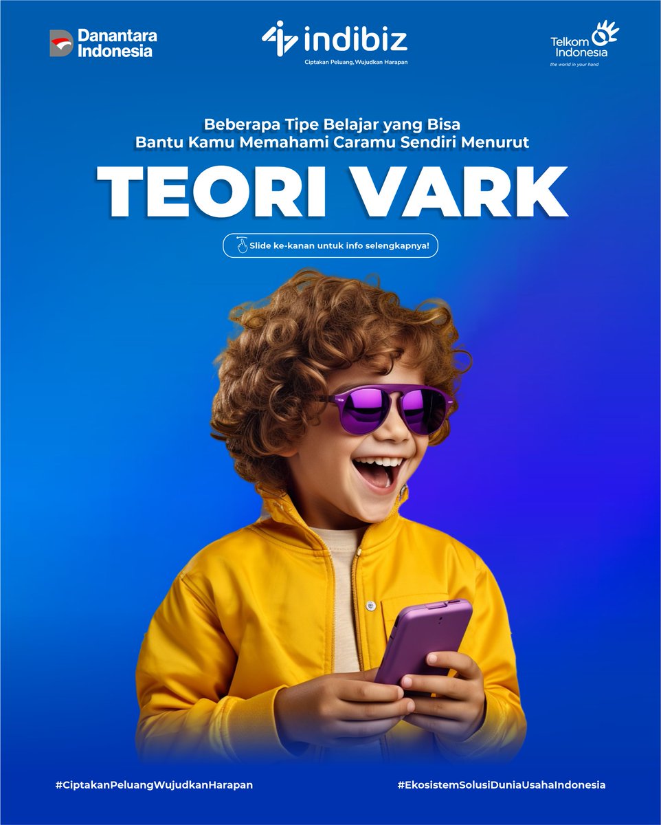 Indibiz_jtdiy's tweet image. Belajar itu bukan soal siapa yang paling cepat paham,
tapi siapa yang paling tahu caranya belajar💡

Kenali dulu dirimu, biar proses belajarmu makin bermakna ✨
Kamu sendiri, tipe belajar yang mana? Tulis di kolom komentar yaaa👇🏻

#Indibiz #Indibizjtd #PijarSekolah