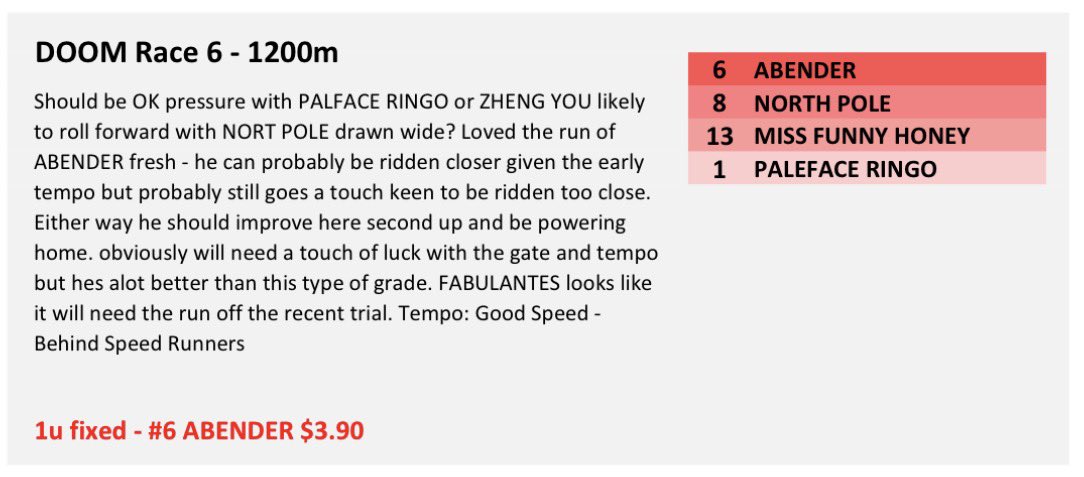 MacBetTips's tweet image. Pace needed to be on ✅ 

Needed to get the luck 🫣

A due change in fortune lads another big blow for QLD members with ABENDER getting the gaps to get the nose down late!

Nails a winning day @ Doomben

Many more meets to come this week @ macbet.com.au