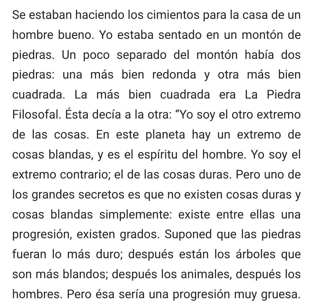 Inicio de "La piedra filosofal", de Felisberto Hernández, hoy en #nuevosLetraheridos