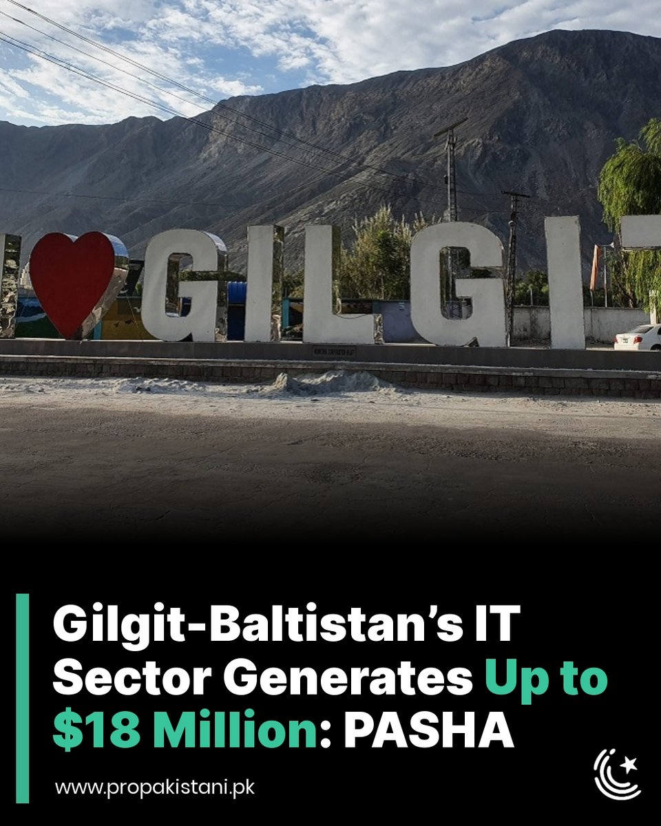 ProPakistaniPK's tweet image. Gilgit-Baltistan (GB) is emerging as one of Pakistan’s most promising regions in the technology sector, generating an estimated $15 million to $18 million in annual

Read More:  propakistani.pk/2025/11/19/gil…