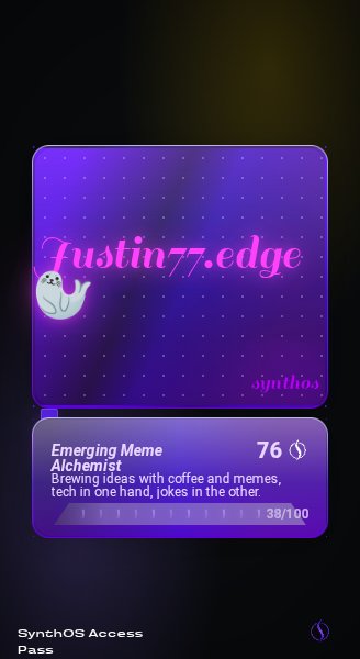 Check out my personalized pass! 🎨✨

Generated with <a href="/SynthOS__/">SynthOS</a>!

#SynthOS #DeFiBundle
