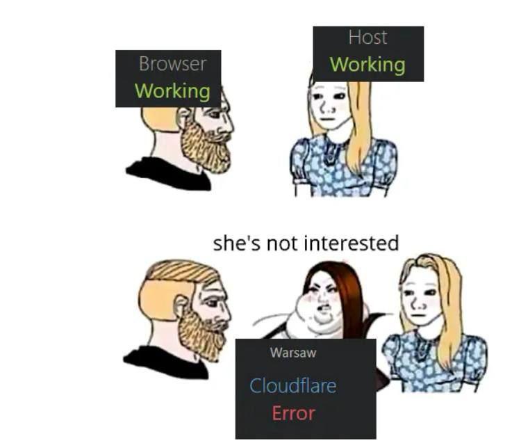 PR0GRAMMERHUM0R's tweet image. anotherCloudflareFlopLmao redd.it/1p0ownp