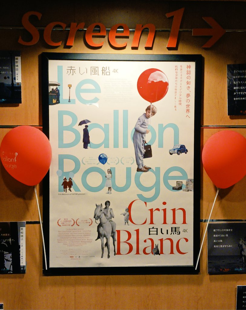 映画「赤い風船/白い馬 4K」観ました。何もかもが美しく唯一無二の映像