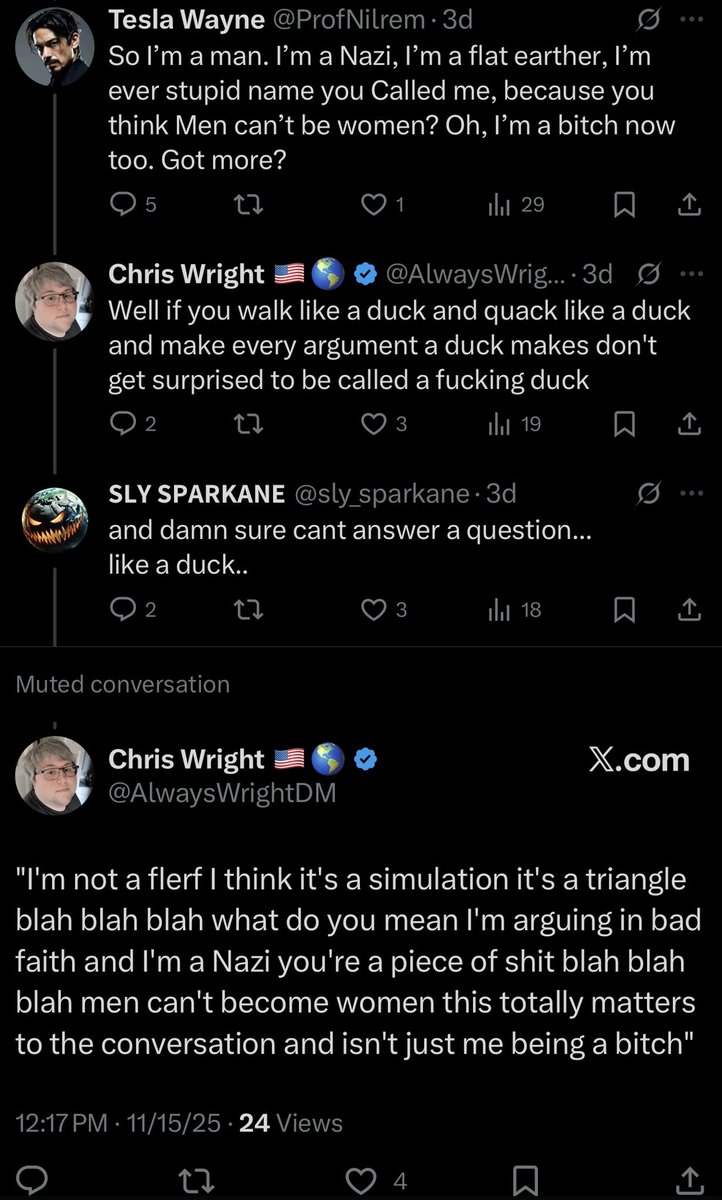 He calls everyone a Nazi then asks them to prove it. The question is why? Probably because he hates himself and his life choices, so he tries to act tough online. He doesn’t even know what a Nazi is. Sad human this is.