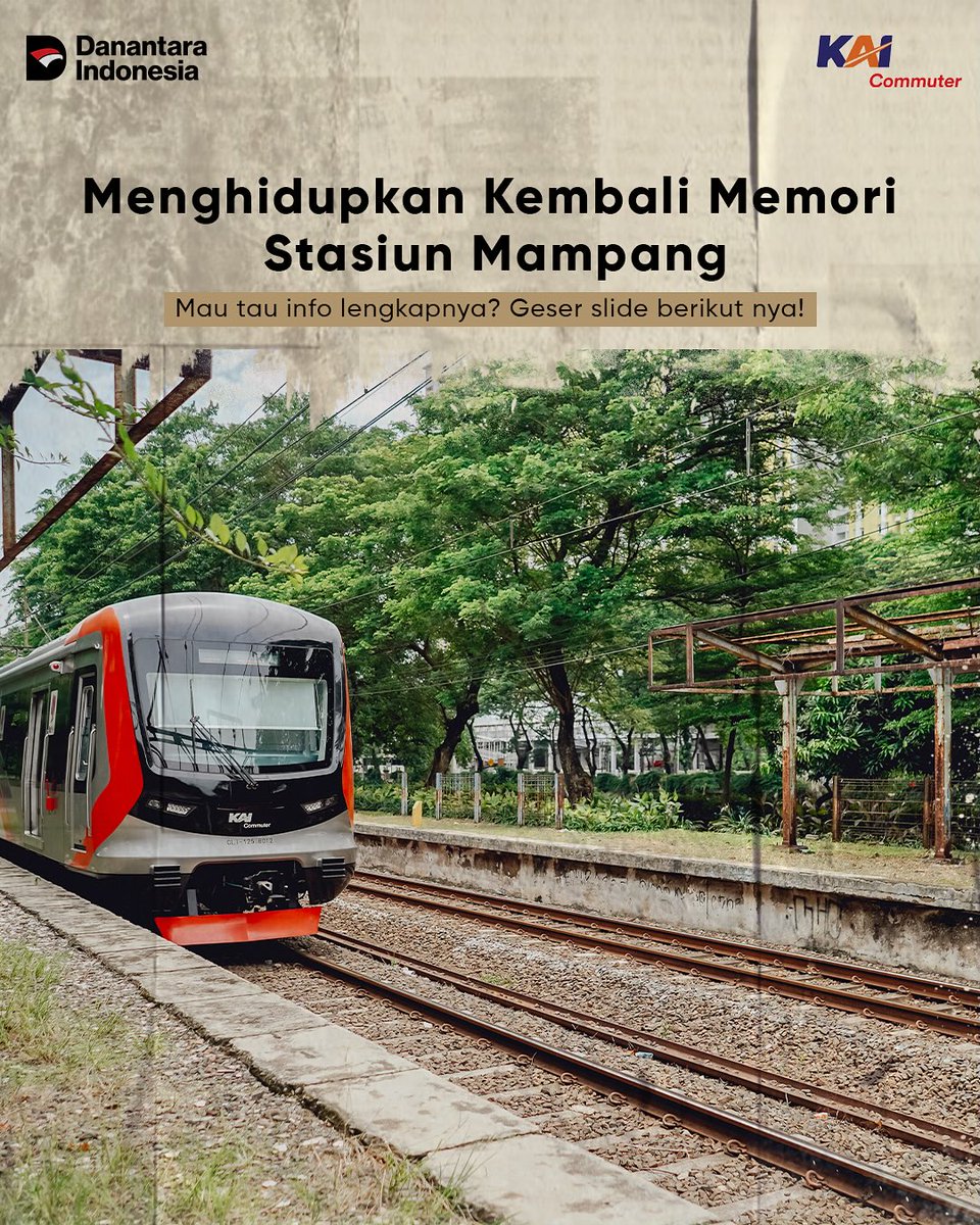 CommuterLine's tweet image. Tidak banyak yang tahu, di antara Stasiun Manggarai dan Sudirman terdapat Stasiun Mampang, sebuah stasiun nonaktif yang kini hanya dilewati Commuter Line.

Dulunya Stasiun Mampang ini merupakan stopplats tanpa kepala stasiun. Memiliki sejarah yang panjang, sempat berhenti…