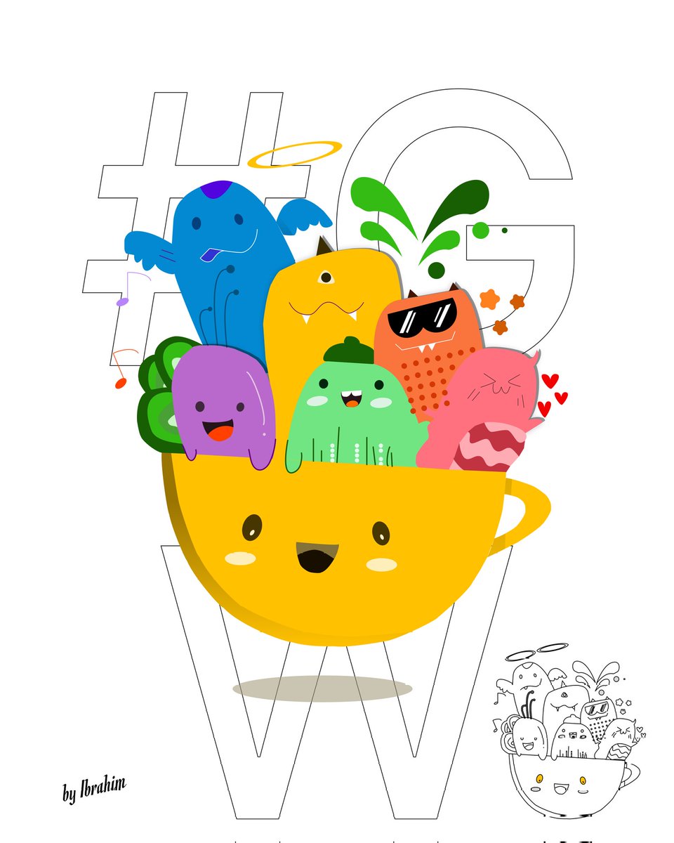 Ibra_iqdesign's tweet image. Still trying to get better with drawing ✨ #Groupwork