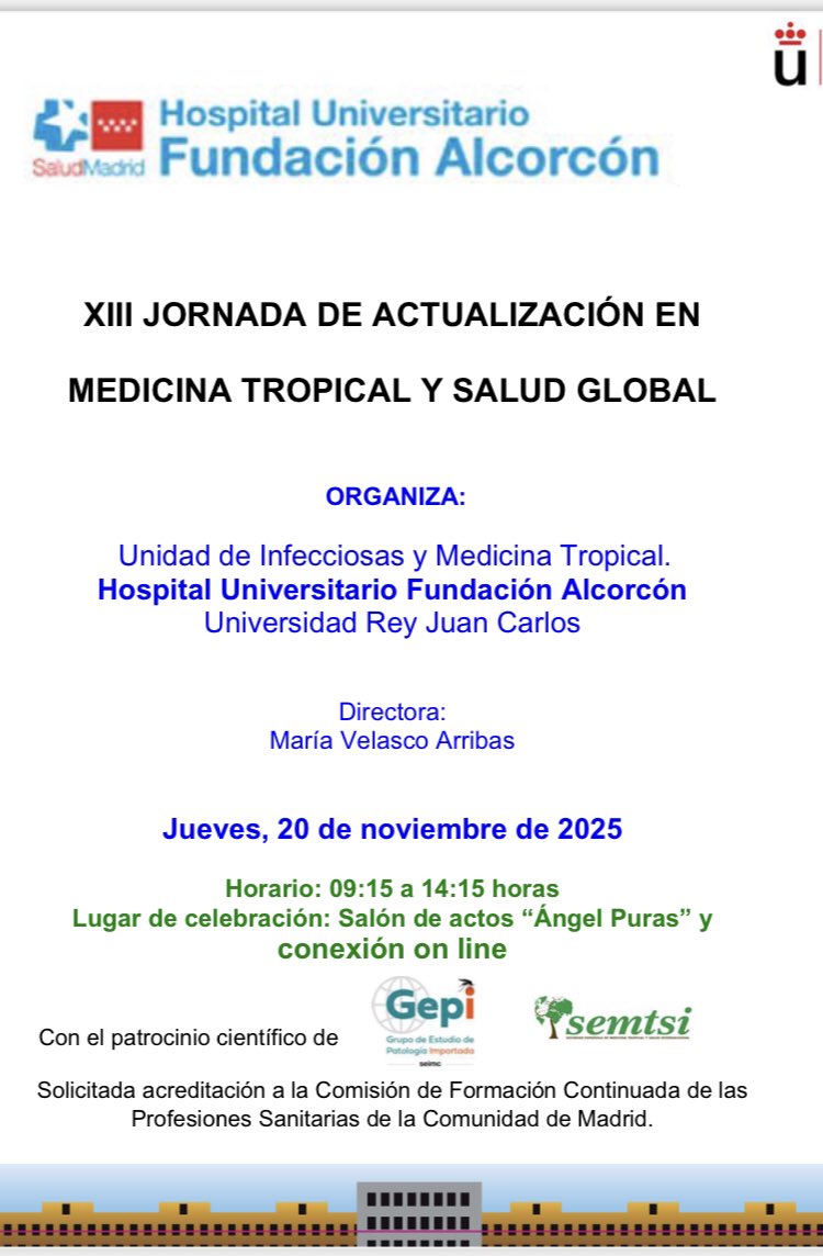 rubueno10's tweet image. 1/2 📢 Mañana estaremos en la XIII Jornada de #MedicinaTropical y #SaludGlobal hablando sobre “El Impacto del #ControlVectorial en la propagación de #arbovirus” 🦟🦠
…
